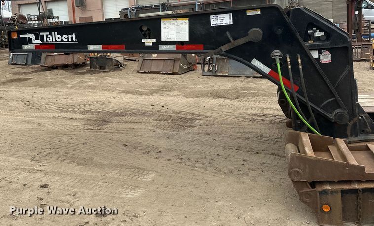 image for item DQ0601 2013 Talbert T4-55SA-HRG-IEC3 lowboy equipment trailer