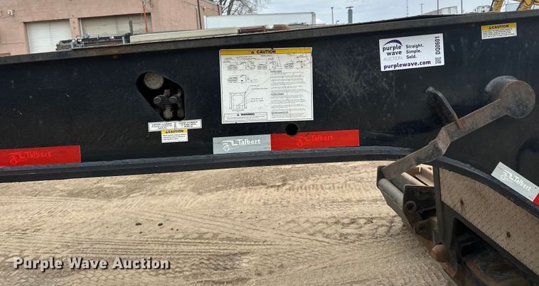 image for item DQ0601 2013 Talbert T4-55SA-HRG-IEC3 lowboy equipment trailer
