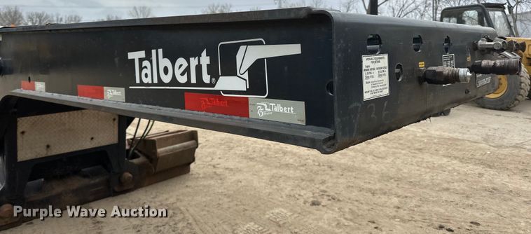 image for item DQ0601 2013 Talbert T4-55SA-HRG-IEC3 lowboy equipment trailer