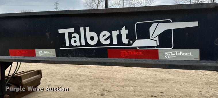 image for item DQ0601 2013 Talbert T4-55SA-HRG-IEC3 lowboy equipment trailer