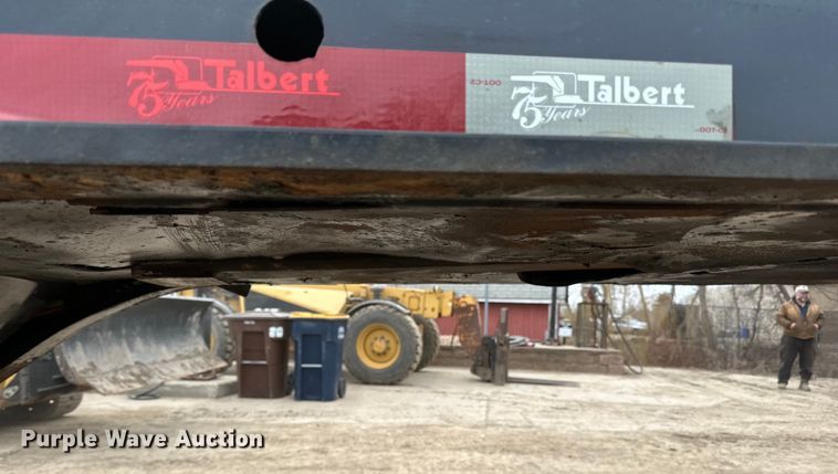 image for item DQ0601 2013 Talbert T4-55SA-HRG-IEC3 lowboy equipment trailer