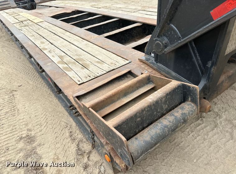 image for item DQ0601 2013 Talbert T4-55SA-HRG-IEC3 lowboy equipment trailer