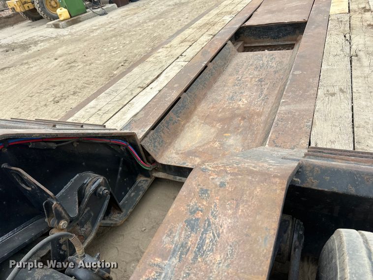 image for item DQ0601 2013 Talbert T4-55SA-HRG-IEC3 lowboy equipment trailer