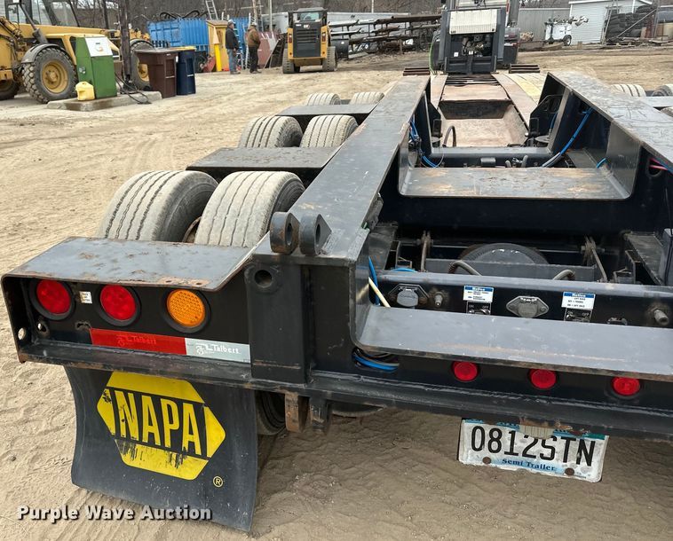 image for item DQ0601 2013 Talbert T4-55SA-HRG-IEC3 lowboy equipment trailer