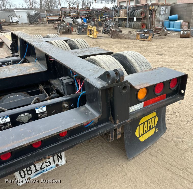 image for item DQ0601 2013 Talbert T4-55SA-HRG-IEC3 lowboy equipment trailer