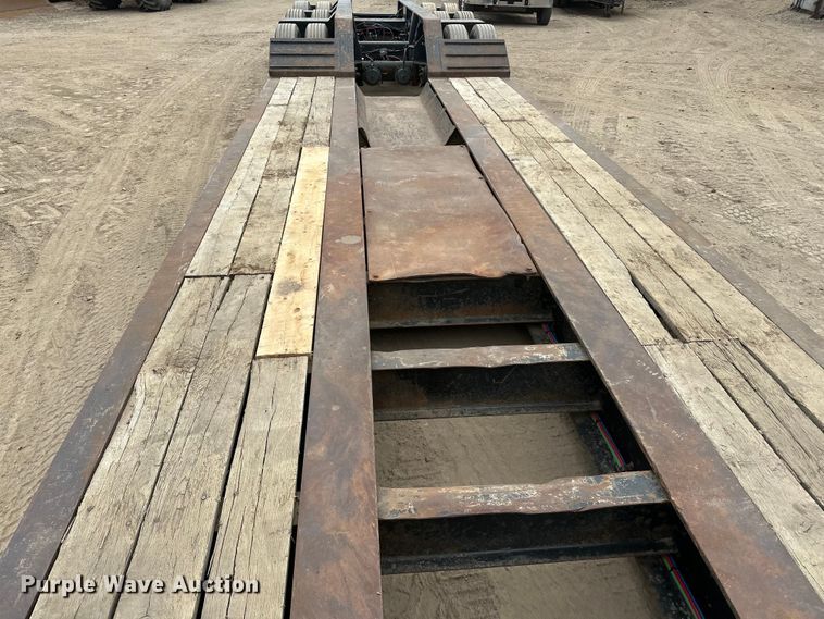 image for item DQ0601 2013 Talbert T4-55SA-HRG-IEC3 lowboy equipment trailer