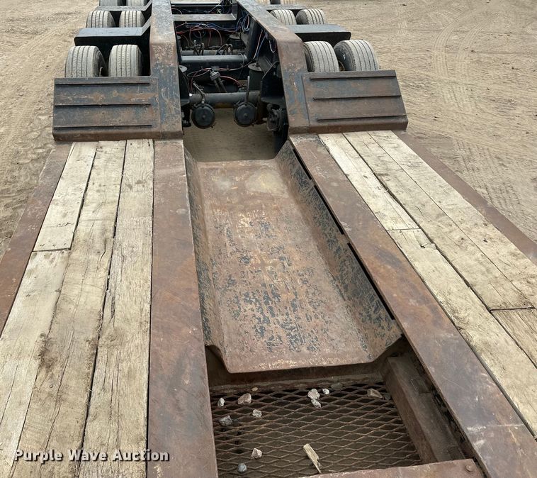 image for item DQ0601 2013 Talbert T4-55SA-HRG-IEC3 lowboy equipment trailer