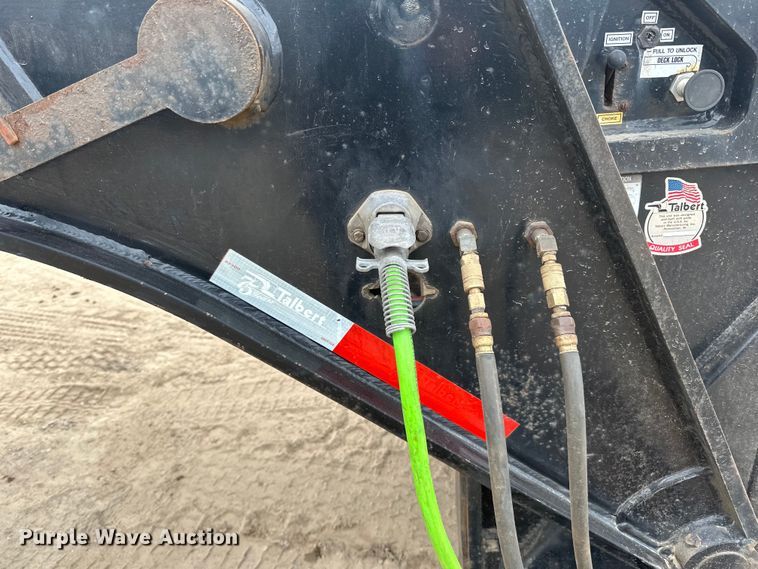 image for item DQ0601 2013 Talbert T4-55SA-HRG-IEC3 lowboy equipment trailer