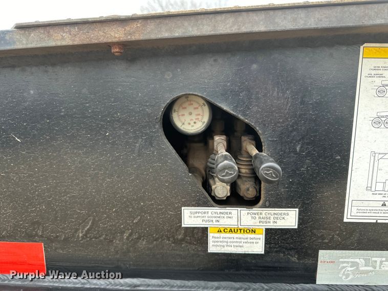 image for item DQ0601 2013 Talbert T4-55SA-HRG-IEC3 lowboy equipment trailer