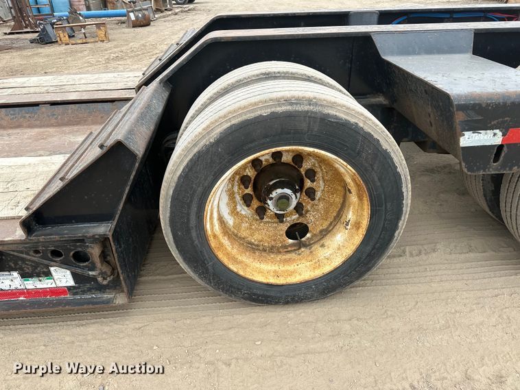 image for item DQ0601 2013 Talbert T4-55SA-HRG-IEC3 lowboy equipment trailer