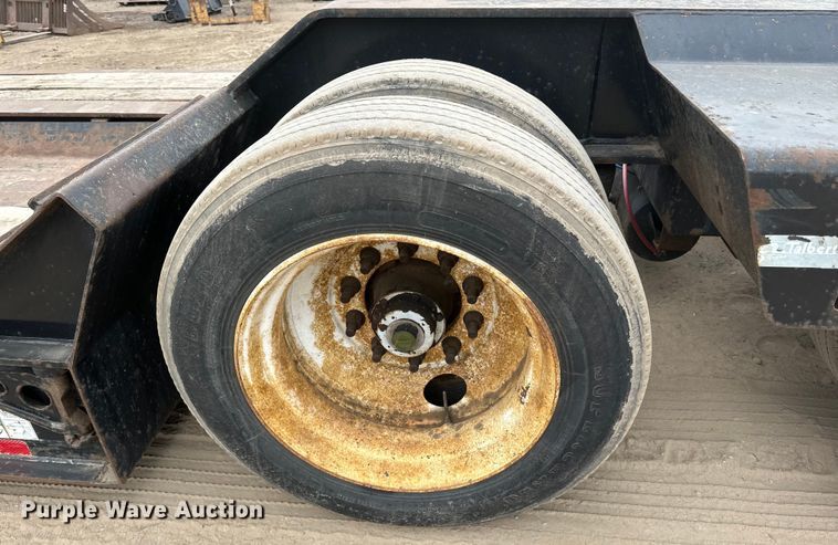 image for item DQ0601 2013 Talbert T4-55SA-HRG-IEC3 lowboy equipment trailer