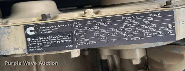 image for item DQ0603 1999 Ingersoll Rand  SD-70F Pro Pac single drum vibratory roller