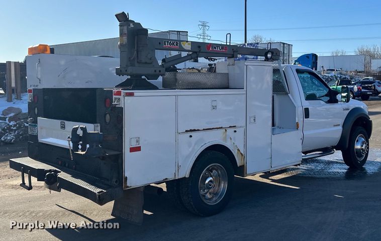 image for item DQ0628 2005 Ford  F550 utility / service truck