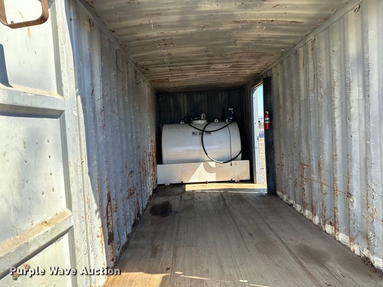 image for item DQ0642 Shipping container with fuel tank