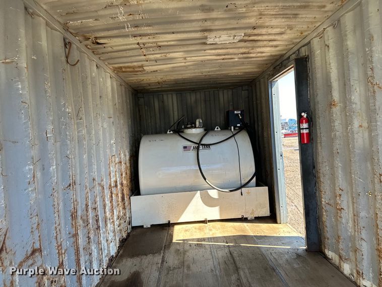 image for item DQ0642 Shipping container with fuel tank