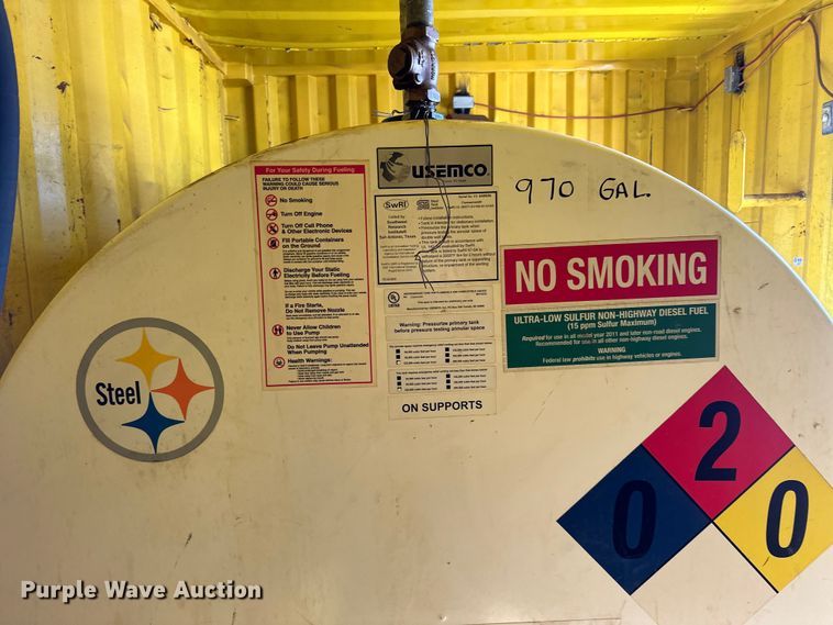 image for item DQ0643 Shipping container with fuel tank