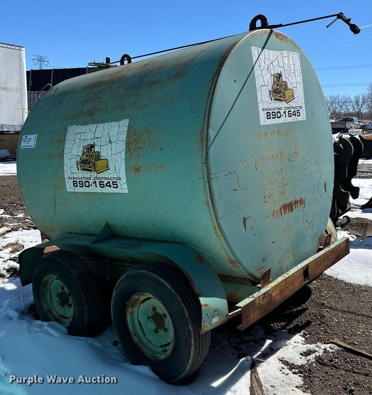 image for item DQ0649 Shop built tank trailer
