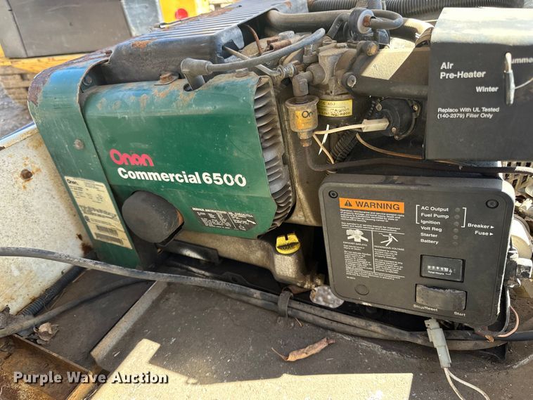 image for item DQ0738 Onan generator