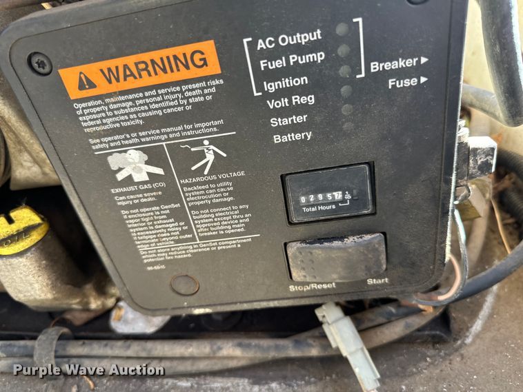 image for item DQ0738 Onan generator