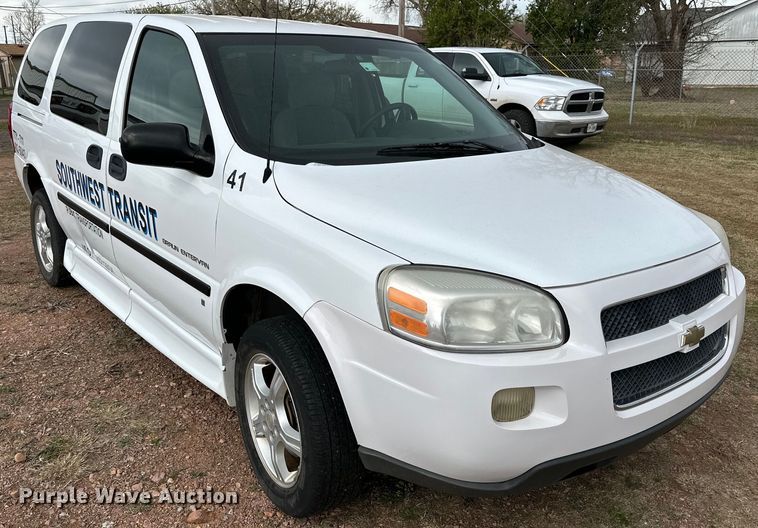 image for item DG4346 2008 Chevrolet Uplander handicap accessible van