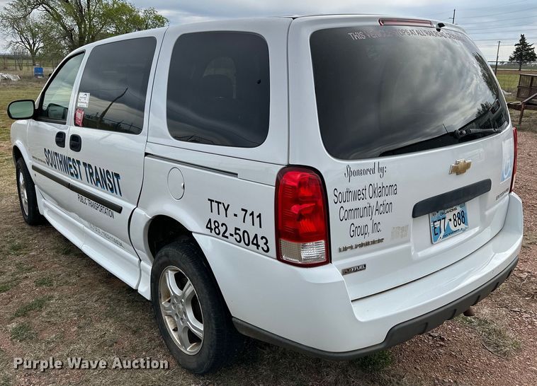 image for item DG4346 2008 Chevrolet Uplander handicap accessible van