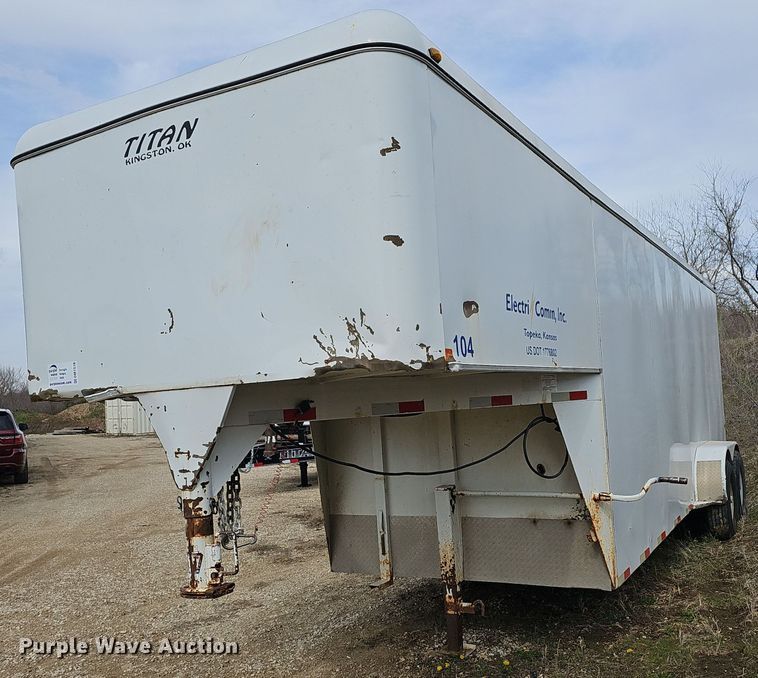 image for item DM1578 2008 Titan enclosed cargo trailer
