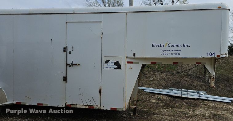 image for item DM1578 2008 Titan enclosed cargo trailer