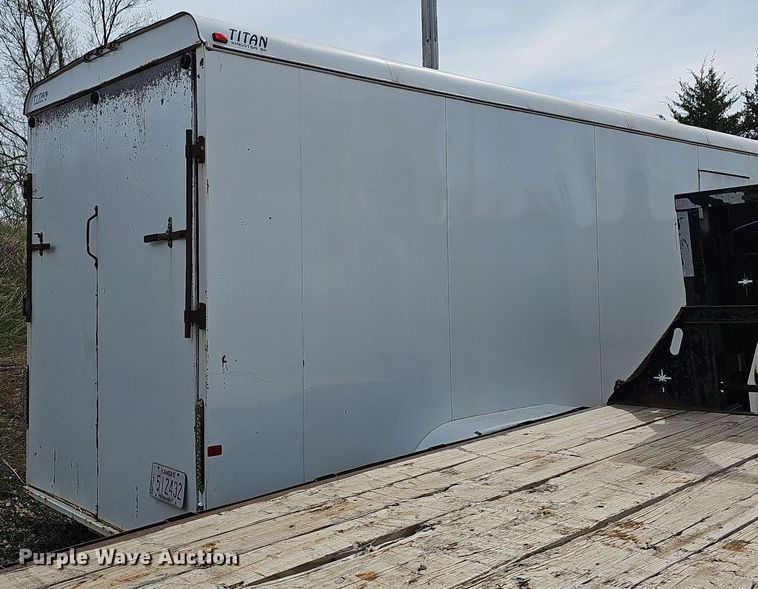 image for item DM1578 2008 Titan enclosed cargo trailer
