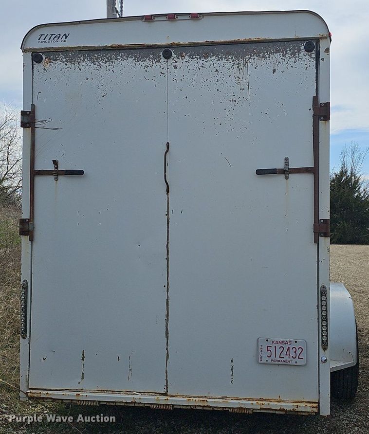 image for item DM1578 2008 Titan enclosed cargo trailer