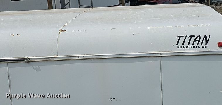 image for item DM1578 2008 Titan enclosed cargo trailer