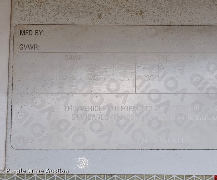 image for item DM1578 2008 Titan enclosed cargo trailer