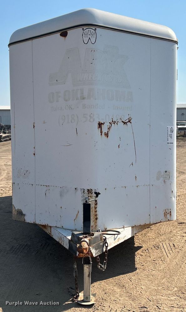 image for item DO1033 2002 W-W Trailers enclosed cargo trailer