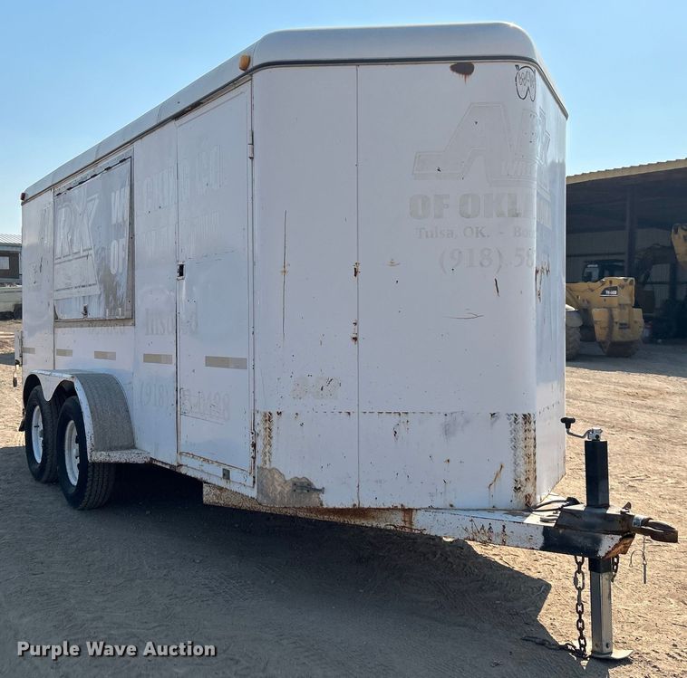 image for item DO1033 2002 W-W Trailers enclosed cargo trailer