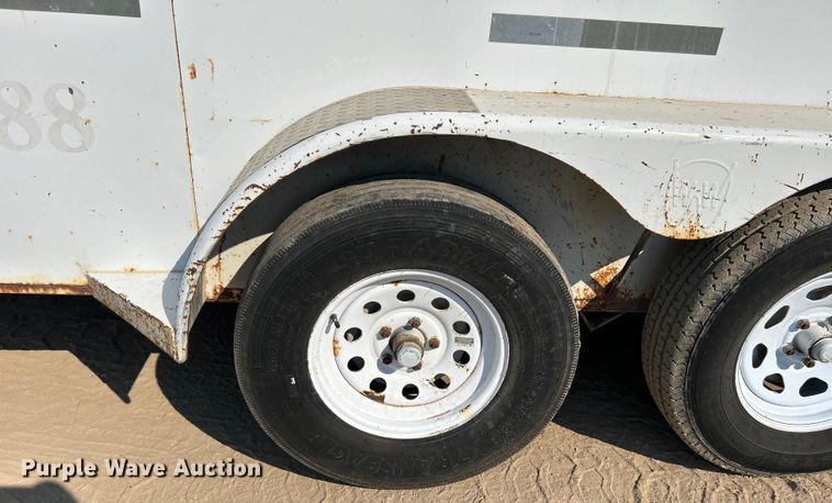 image for item DO1033 2002 W-W Trailers enclosed cargo trailer