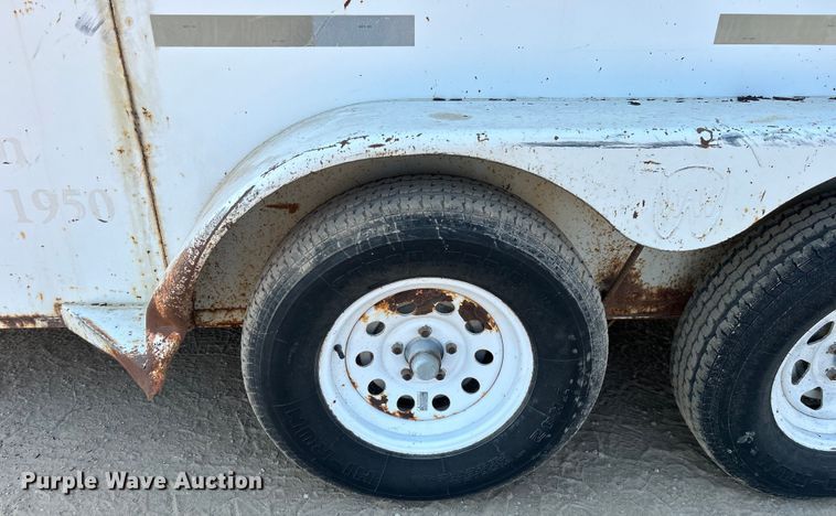 image for item DO1033 2002 W-W Trailers enclosed cargo trailer