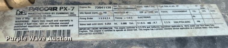 image for item DO1049 2016 Peterbilt  330 box truck