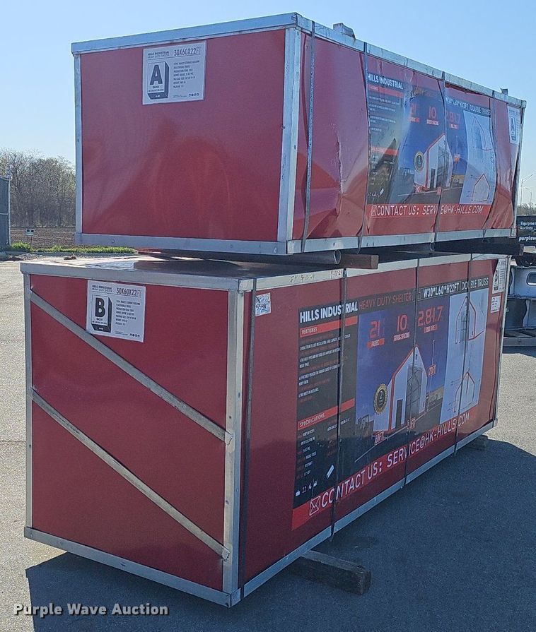 image for item DP0825 2023 Hills Industrial truss arch storage shelter  