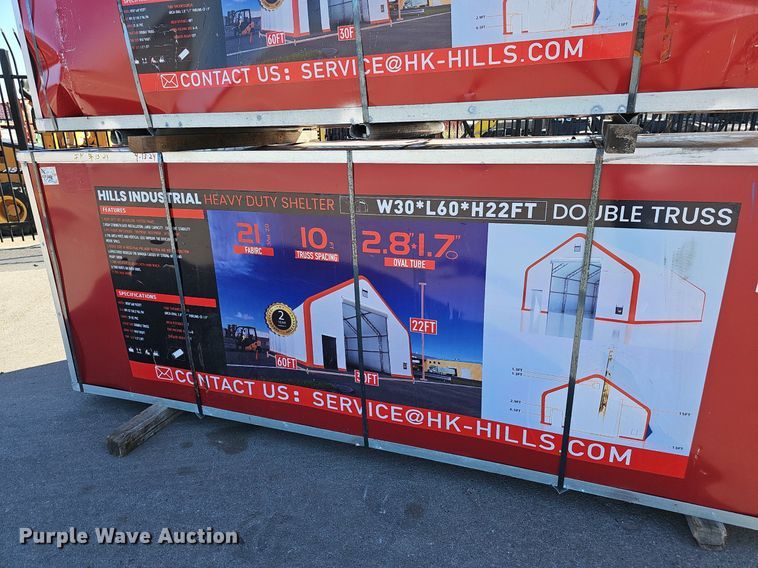 image for item DP0825 2023 Hills Industrial truss arch storage shelter  