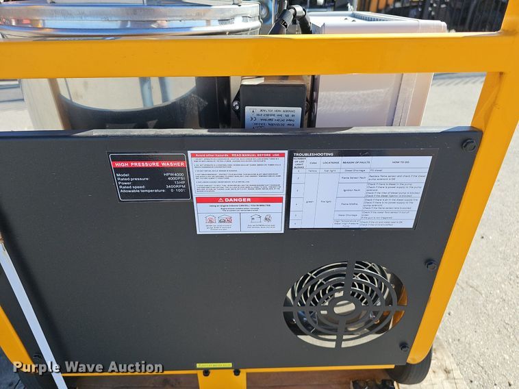 image for item DP0826 AGT Industrial HPW4000 hot pressure washer