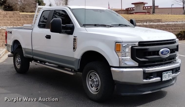 image for item DQ6012 2021 Ford F250 Super Duty SuperCab pickup truck
