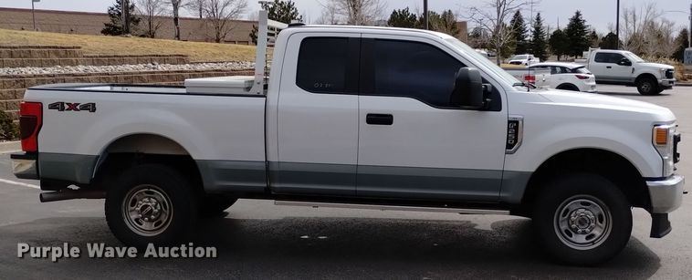 image for item DQ6012 2021 Ford F250 Super Duty SuperCab pickup truck