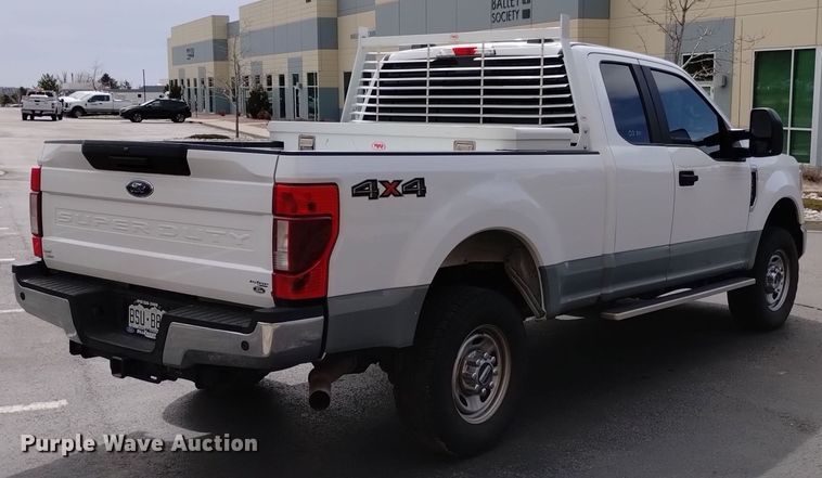 image for item DQ6012 2021 Ford F250 Super Duty SuperCab pickup truck