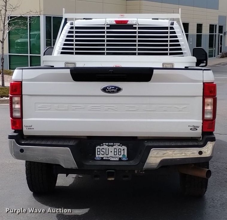 image for item DQ6012 2021 Ford F250 Super Duty SuperCab pickup truck