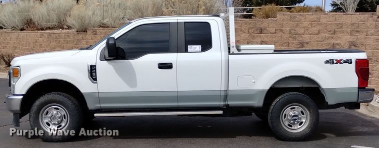image for item DQ6012 2021 Ford F250 Super Duty SuperCab pickup truck