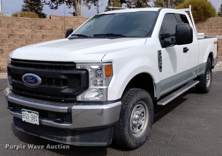 image for item DQ6012 2021 Ford F250 Super Duty SuperCab pickup truck