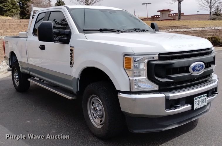 image for item DQ6012 2021 Ford F250 Super Duty SuperCab pickup truck