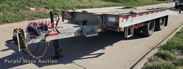 image for item DQ8601 2006 Talbert Phelan 12TTA tilt deck equipment trailer
