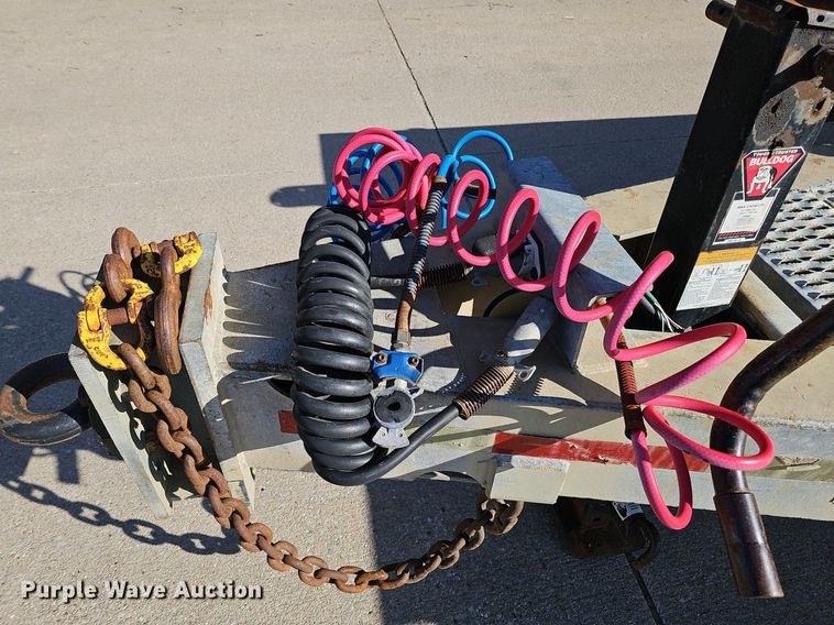 image for item DQ8601 2006 Talbert Phelan 12TTA tilt deck equipment trailer