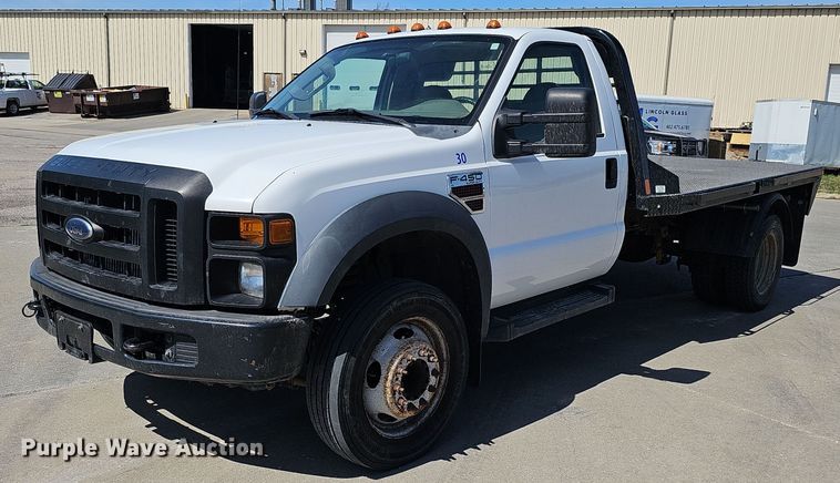 image for item DQ8657 2008 Ford F450 Super Duty XL  flatbed truck