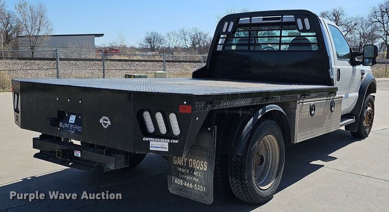 image for item DQ8657 2008 Ford F450 Super Duty XL  flatbed truck